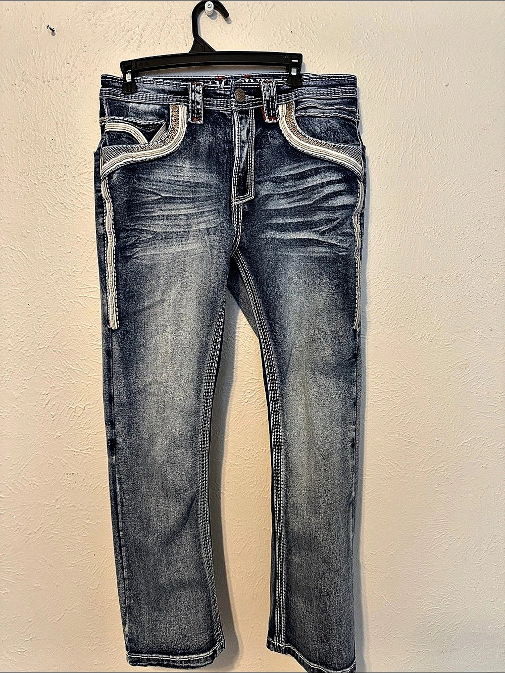 Lamasini Boot-Cut Jeans Blue Waist 32